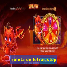 roleta de letras stop